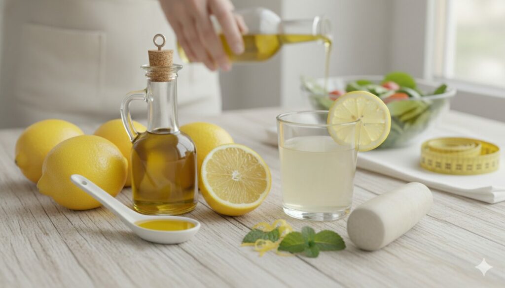 Оливковое масло с лимоном для похудения: что реально работает, как принимать и чего ожидать