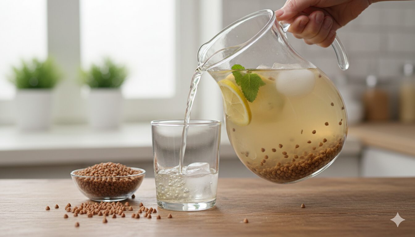 пьет гречневую воду для похудения