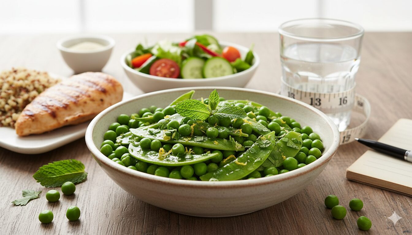 ест зелёный горошек при похудении