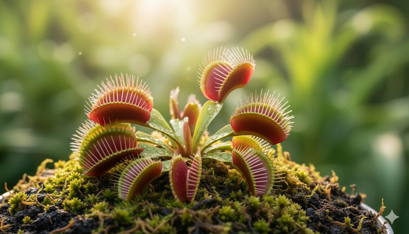 Венерина мухоловка — развенчиваем мифы: почему её не надо кормить каждый день и что её реально бесит