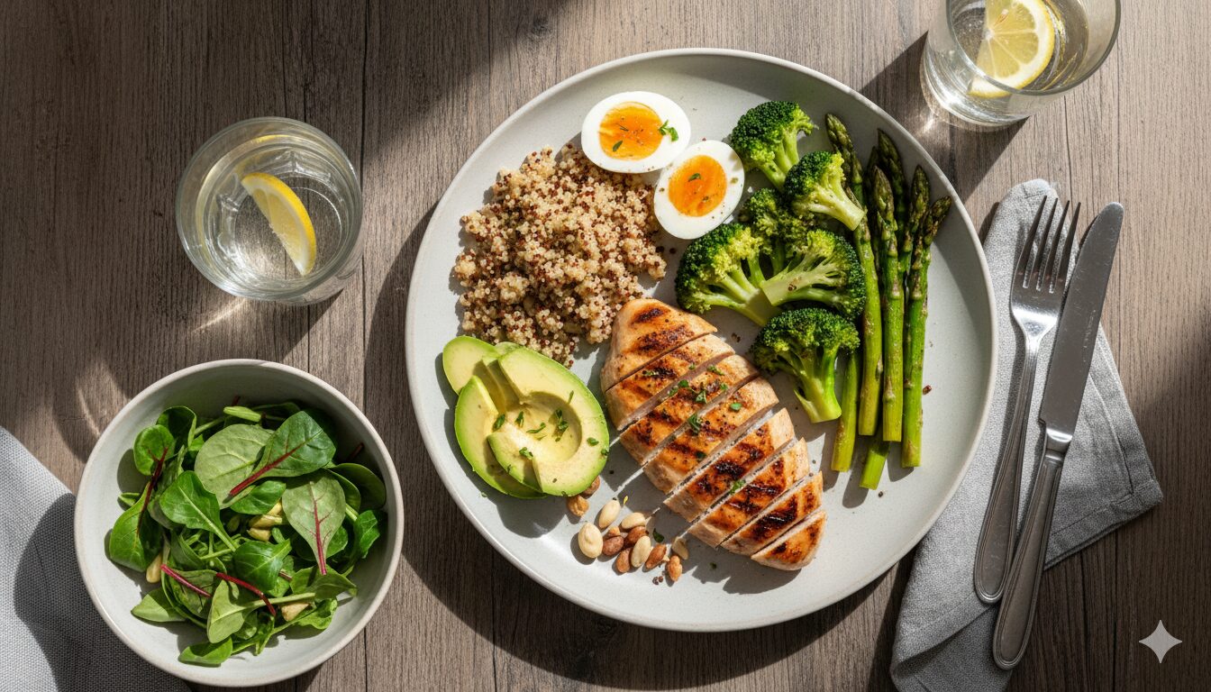 Белковый обед для похудения: что есть, сколько белка нужно и 10 готовых идей на 2026 год