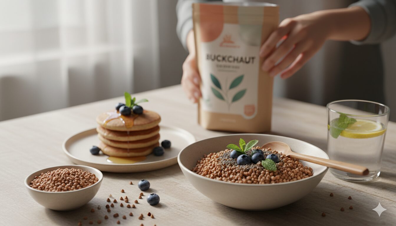 ест гречку для похудения