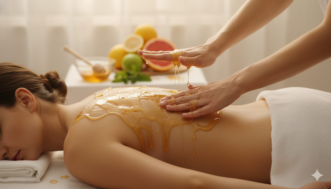 медовый массаж для похудения