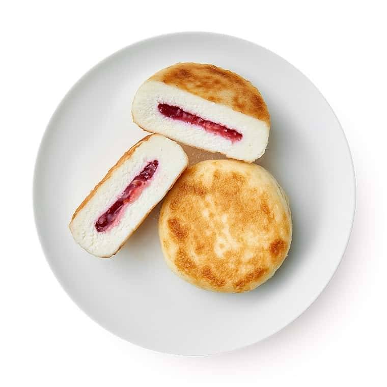 сырники с малиной