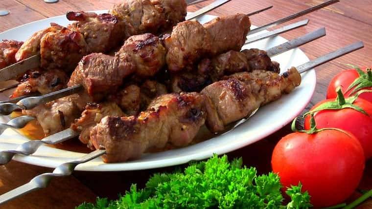 шашлык из свиной шеи