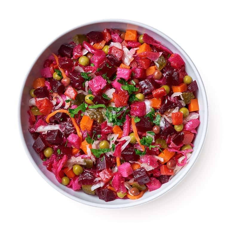 винегрет с квашеной капустой